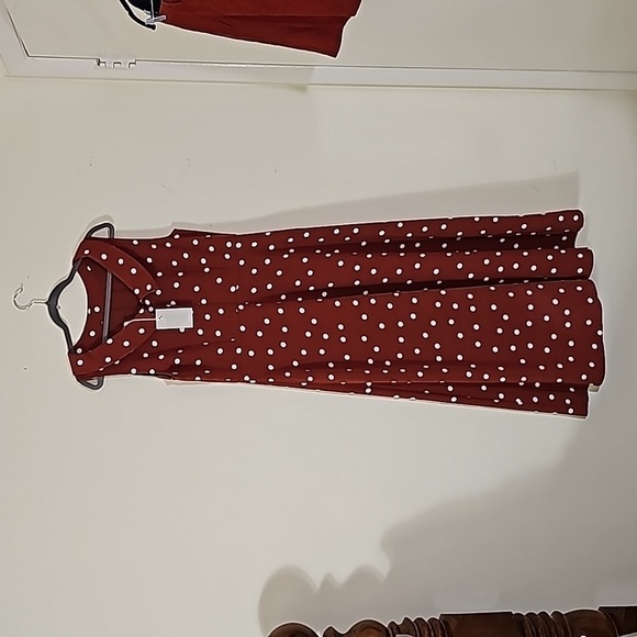 Boden Clarissa Polka-dot Swing Dress - Picture 7 of 10